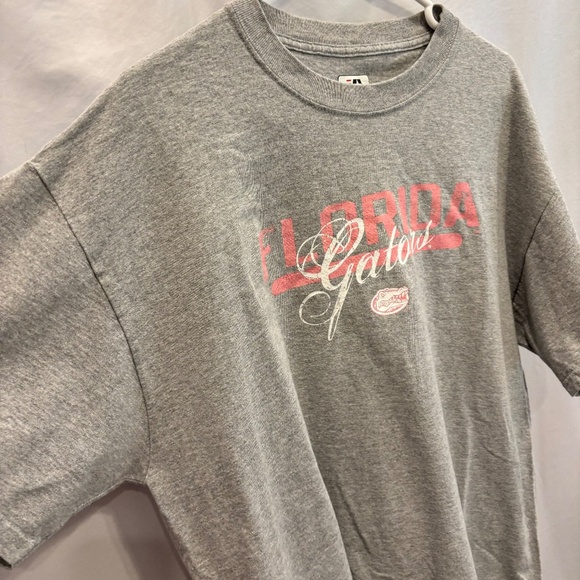 Florida Gators University of Florida Women's Retro Graphic Tee Pink/Gray Size XL - Picture 3 of 9